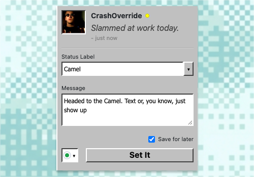 Heyyo status creation example